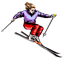 Skifahrer:In